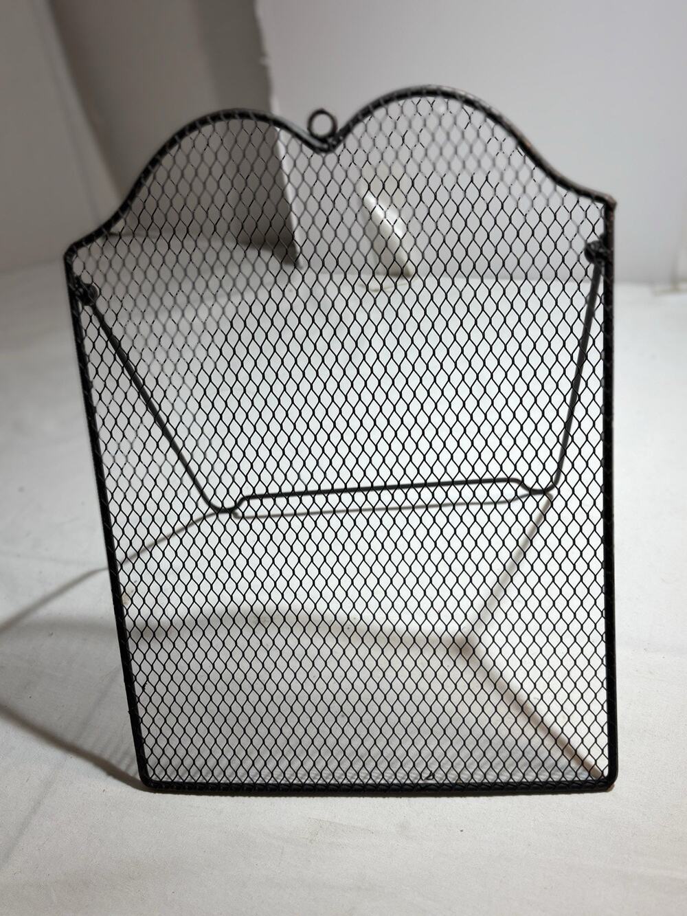 Vintage Metal Mesh Earring Holder Display Stand